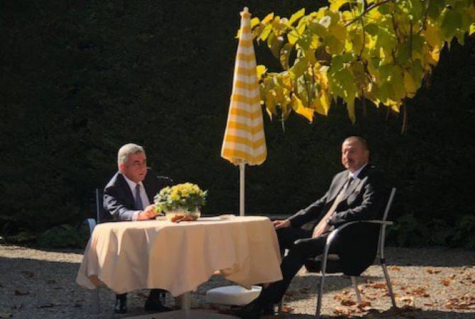 Armenian, Azerbaijani Presidents hold private meeting in Geneva