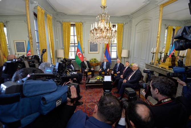 “Sargsyan-Aliyev meeting took place in constructive atmosphere” – Joint Statement of OSCE MG 
Co-Chairs and FMs
