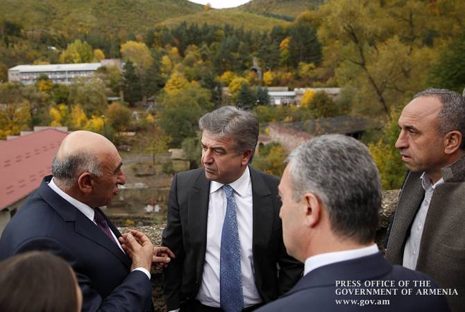 Премьер-министр Армении ознакомился с концепцией развития Ванадзора