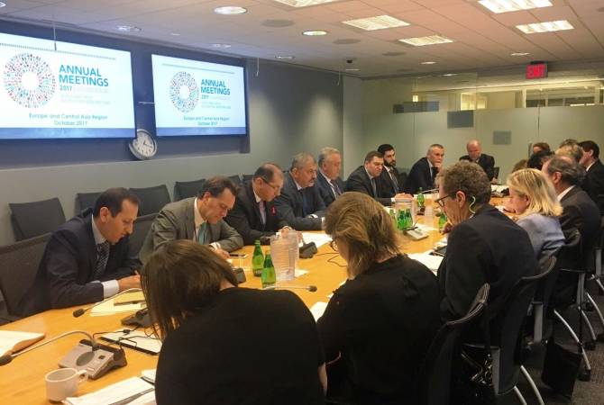 Armenian delegation, IMF & World Bank officials meet in Washington 