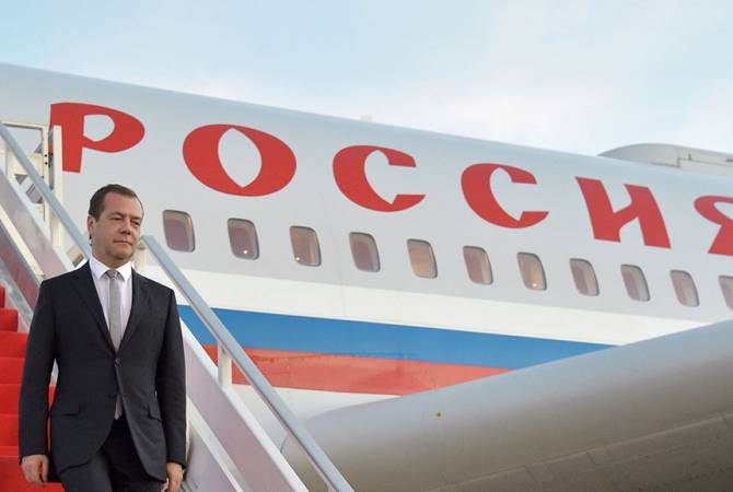 Russian PM to arrive in Armenia on official visit