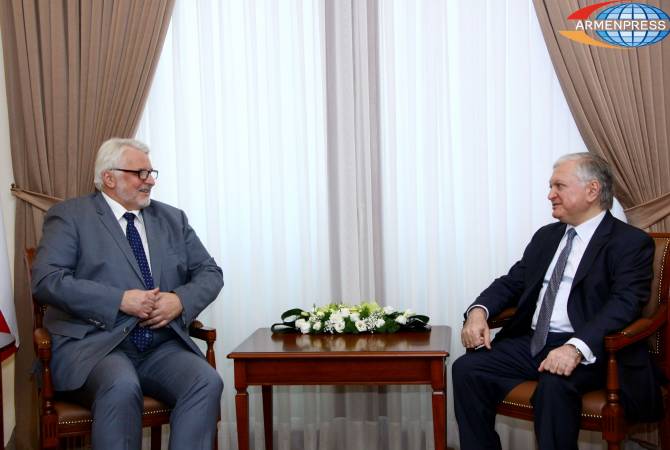 Глава МИД Польши видит большой потенциал для развития армяно-польского 
сотрудничества на высоком уровне
