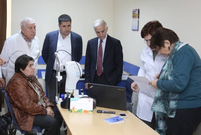 Благодаря программе «Свет армянским глазам» жители Ширака получат бесплатную 
офтальмологическую помощь