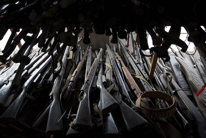 Սիրիայում ահաբեկիչների զենքի ու զրահատեխնիկայի խոշոր պահեստ Է առգրավվել
