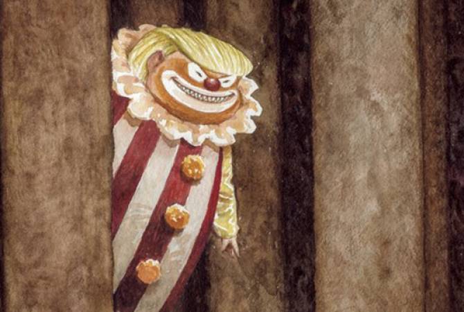 New Yorker накануне Хэллоуина выпустит обложку с Трампом в образе клоуна