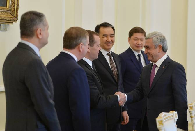 Armenian President receives Eurasian Inter-governmental Council members