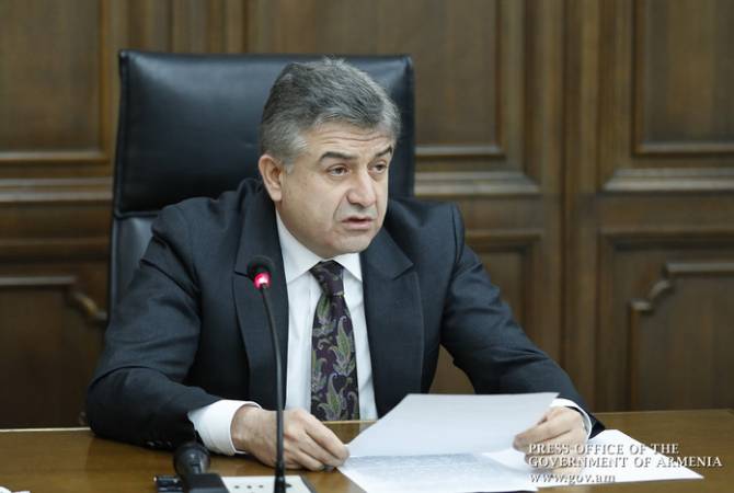Armenian Premier announces about outlining changes in fiscal policy