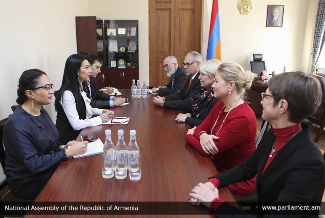 Vice Speaker Arpine Hovhannisyan holds meeting with German Parliament delegation 