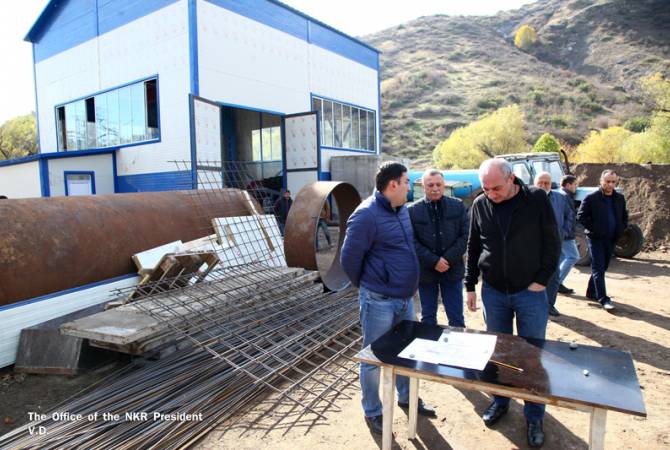 Artsakh’s President visits Kashatagh region