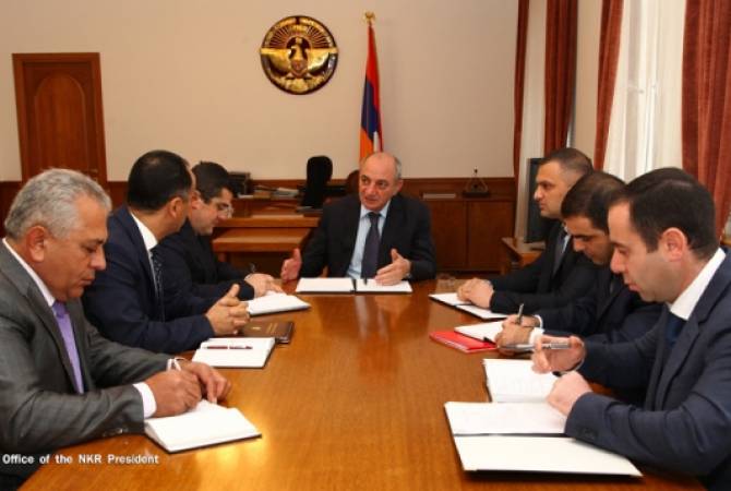 President of Artsakh holds consultation on ongoing activities in agriculture sphere