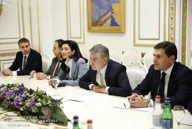 Премьер-министр Армении Карен Карапетян принял содокладчиков Мониторинговой 
комиссии ПАСЕ