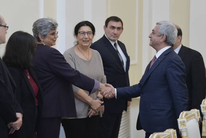 Президент Армении принял участников 2-й Всеармянской научной конференции
