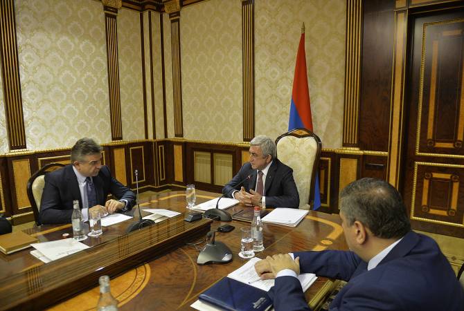 President Sargsyan convenes consultation on demographic issues