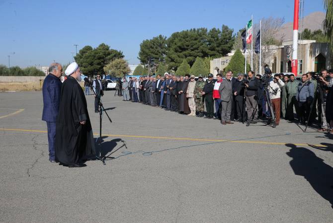 Իրանի նախագահն այցելել Է երկրաշարժից տուժած Քերմանշահի նահանգ

