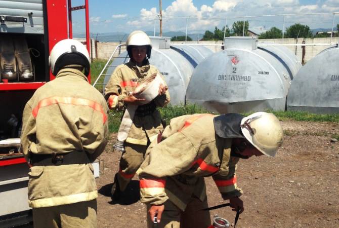  В Армении начались пожарно-тактические учения с военнослужащими ЮВО  