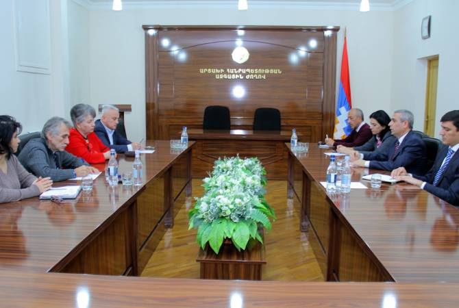 Artsakh FM meets with members of Parliamentary Standing Committee on Foreign Affairs