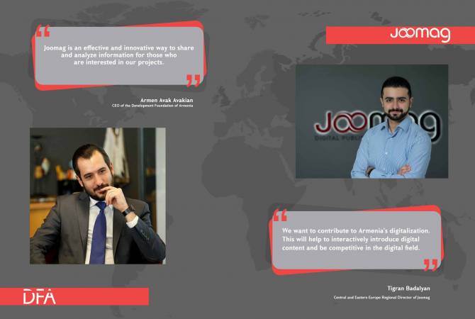 Cooperation with Joomag: Development Foundation of Armenia goes through digitization