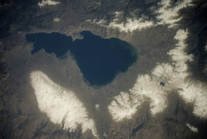 Russian astronaut shares Lake Sevan photo made from space