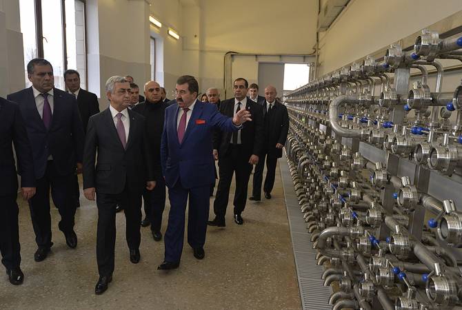 Президент отправился с рабочим визитом в Тавушскую область