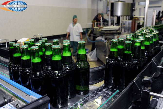Dilijan factory’s products compete with imported beer