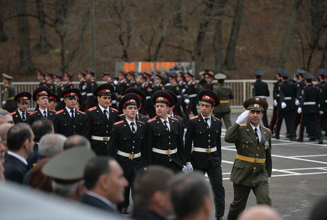 Monte’s commandment was to struggle, love motherland, be fair and brave - military-training 
college officially opened in Dilijan
