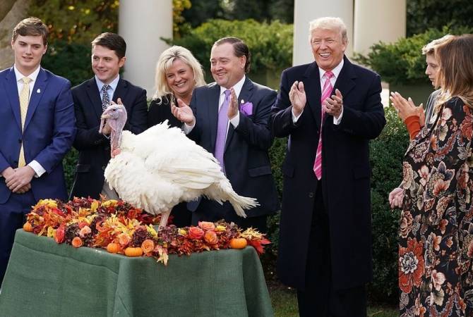 Трамп поздравил американцев с Днем Благодарения