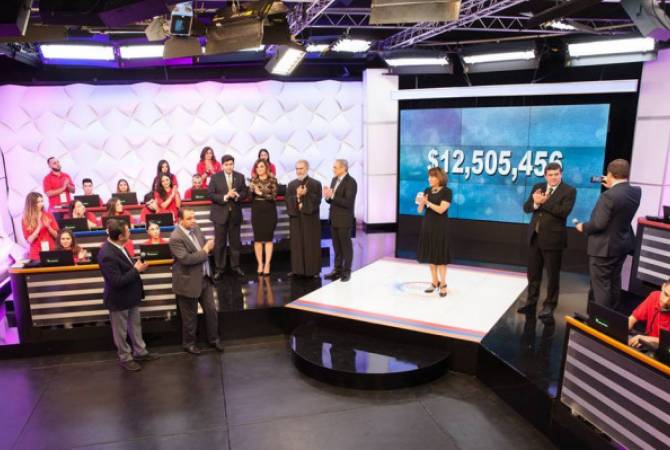 «Հայաստան» հիմնադրամի հեռուստամարաթոնի ընթացքում հավաքվեց 12,5 մլն ԱՄՆ 
դոլար