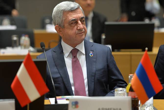 Разрешение нагорно-карабахского конфликта без реализации права народа Нагорного 
Карабаха на свободное самоопределение: президент Армении
