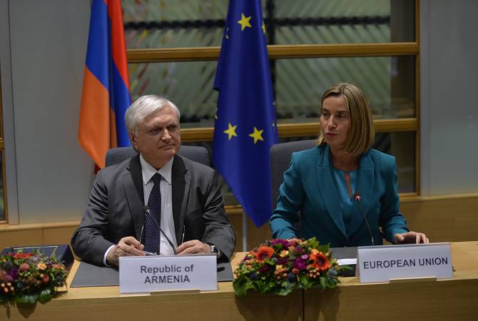 Agreement with EU creates firm grounds for political dialogue and economic cooperation – FM 
Nalbandian