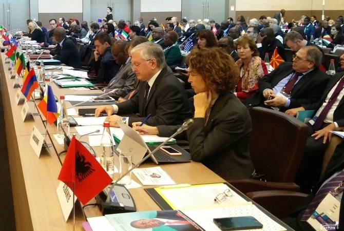Министерская конференция Франкофонии единогласно одобрила предложения Армении 
относительно проведения саммита  в  Ереване