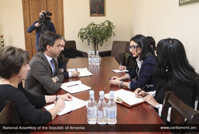 Вице-спикер НС Армении Арпинэ Ованнисян приняла представителей ООН