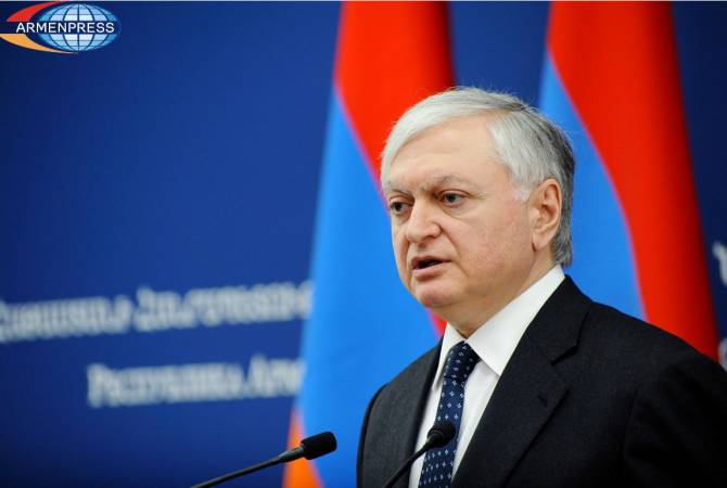أرمينيا تتابع باهتمام جميع التطورات المتعلقة بالقدس -وزير الخارجية إدوارد نالبانديان-