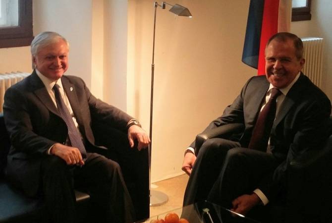 Armenian, Russian FMs discuss peaceful settlement process of NK conflict