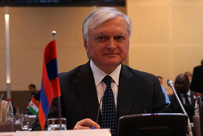 Armenians feel moral obligation to contribute to international efforts for prevention of genocides 
– FM Nalbandian