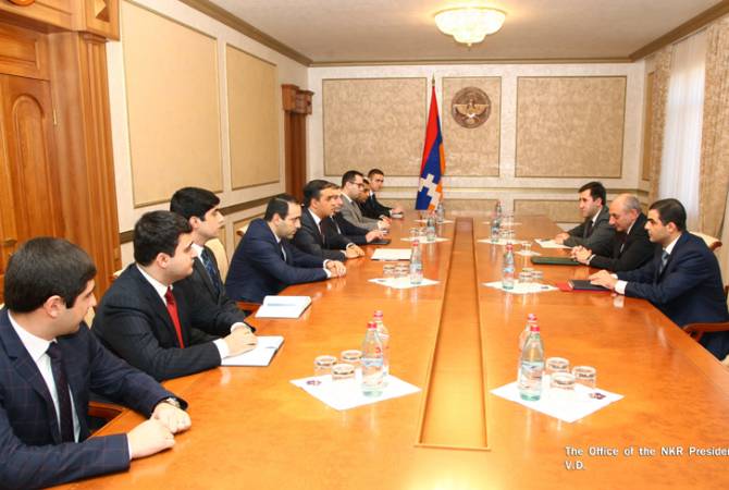 President of Artsakh receives delegation led by Armenia’s Ombudsman