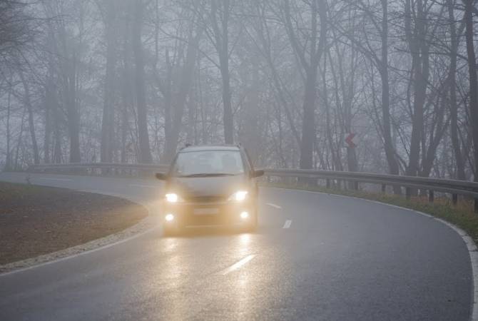На дорогах Ахуряна – густой туман