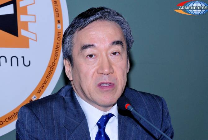 Ambassador Eiji Taguchi considers Armenia’s multi-vector policy advantage for Japanese 
companies