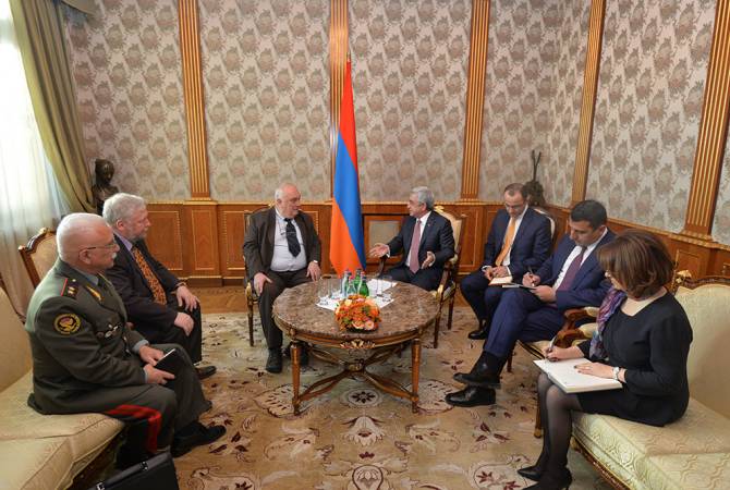 Президент Армении принял генерального секретаря Международного Пагуошского 
движения ученых 
