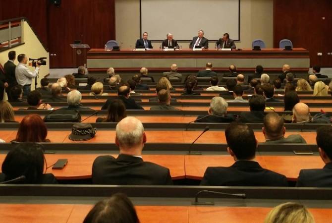 Armenian FM delivers speech at Greek foreign ministry 