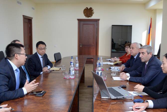  Китайская компания заинтересована дорожно-строительными программами в Армении
 