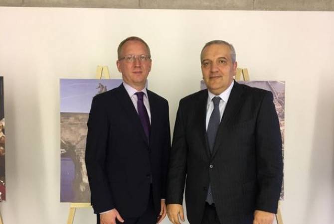 Посол Армении встретился с дуайеном аккредитированного в Грузии дипломатического 
корпуса