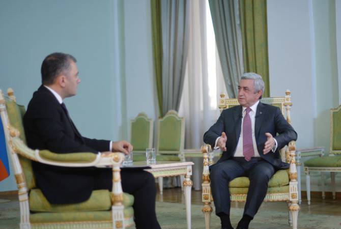 Armenian President presents vision of NK conflict settlement 