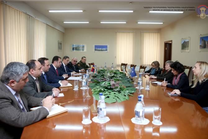 Defense minister holds meeting with NATO Deputy Secretary General