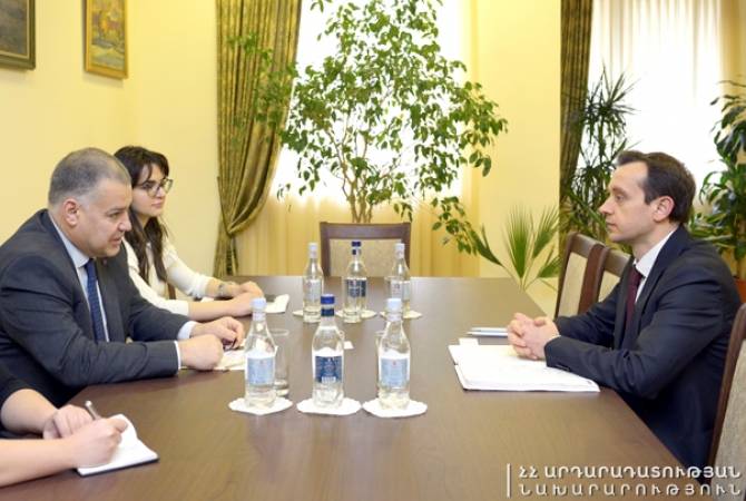 Министр юстиции Армении принял представителя БДИПЧ/ОБСЕ 