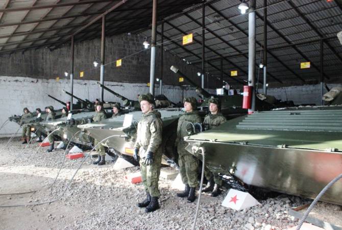 В Армении началась подготовка экипажей танков и БМП Южного военного округа к 
военным играм 