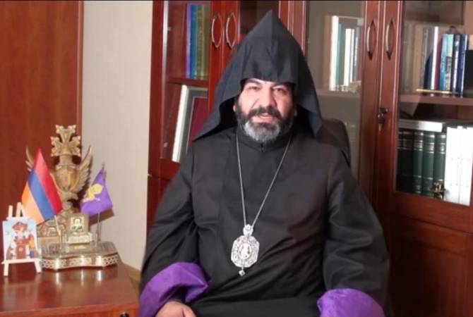 Primate of Armenian Diocese in Georgia discusses educational, cultural issues of Armenian 
community with President Sargsyan