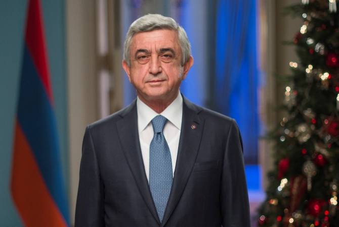 لدينا بلد رائع وينبغي أن نفتخر بكوننا مواطني هذا البلد، سنقوم بإعادة مواطنينا إلى أرمينيا، هدفنا هو فتح 
آفاق وفرص جديدة لكل مواطن- رسالة تهنئة الرئيس سيرج سركيسيان بمناسبة العام الجديد-