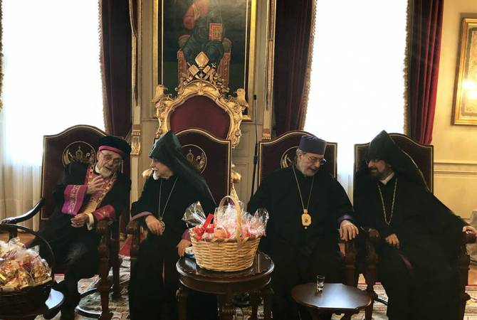 Ստամբուլում հույն և ասորի համայնքների հոգևոր առաջնորդներն այցելել են Պոլսի 
Հայոց պատրիարքարան

 