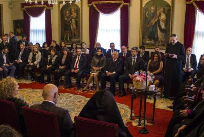 Christmas mass reception in Istanbul’s Armenian Patriarchate passed in tense atmosphere