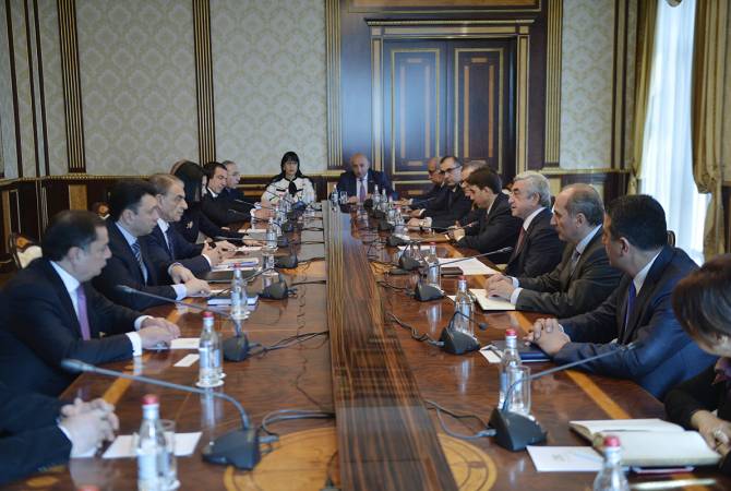 Президент Армении рассматривает парламент как важную платформу диалога 
политического большинства и меньшинства
